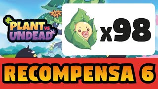 98 Retoños De Girasol 🌻 Recompensa 6 ✅ Plant Vs Undead 🍀